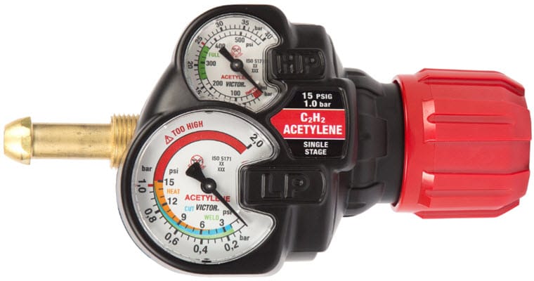 Victor Gas Apparatus Victor Acetylene Regulator - Edge 2.0 ESS42 Heavy Duty 0781-3602