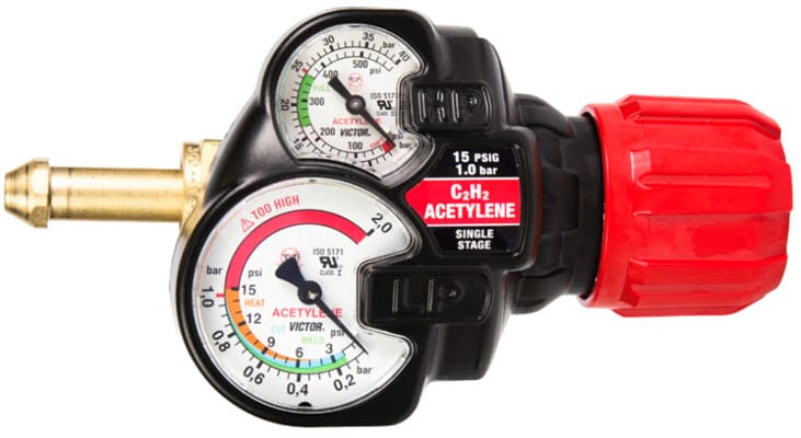 Victor Gas Apparatus Victor Acetylene Regulator - Edge 2.0 ESS42 Heavy Duty 0781-3603