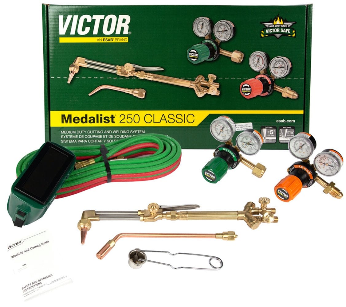 Victor Gas Apparatus Victor Medalist 250 Propylene Classic Heating & Cutting Outfit 0384-2584