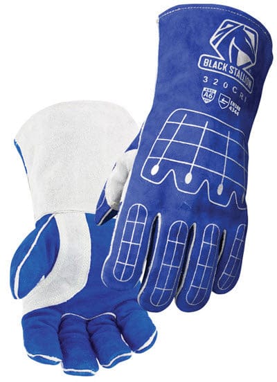 Black Stallion Gloves Black Stallion A6 Cut & Impact Resistant Stick Welding Gloves 320CRI