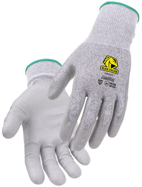 Black Stallion Gloves Black Stallion AccuFlex A4 Cut Resistant Knit Gloves GR3035-GY