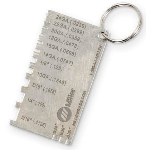 Miller Hand Tools Miller Material Thickness Gauge 229895