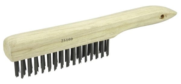 Weiler Hand Tools Weiler Vortec Pro Scratch Brush - Shoe Handle Carbon Steel 25100