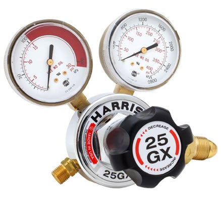 Harris 25GX Acetylene Regulator (CGA 510) 25GX-15-510