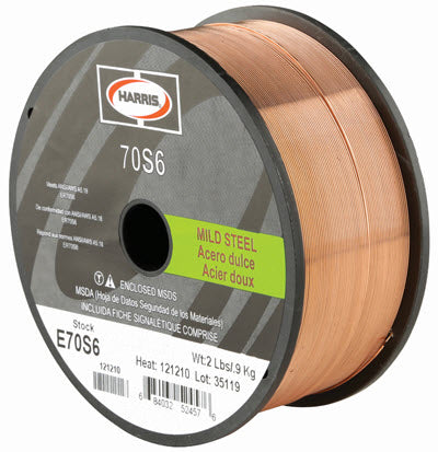 Harris ER70S-6 .030 MIG Welding Wire - 2# Spool E70S6E2