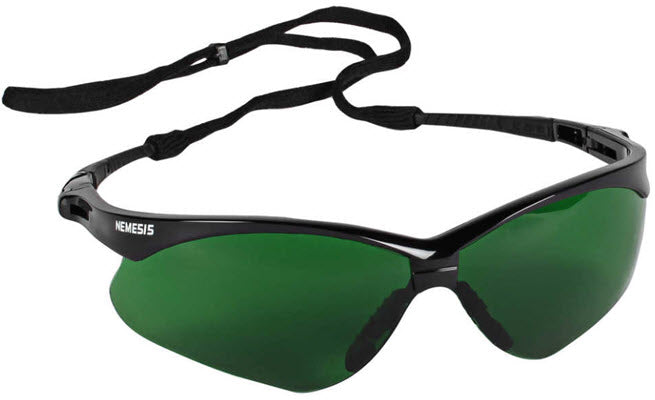 KleenGuard 14481 V30 Nemesis™ Safety Glasses - Black Frame - Blue