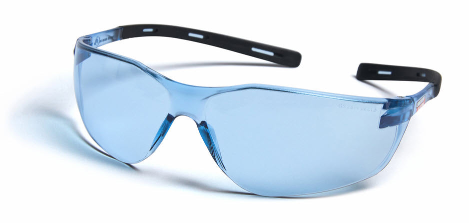 Lincoln Axilite Light Blue Safety Glasses K4675-1