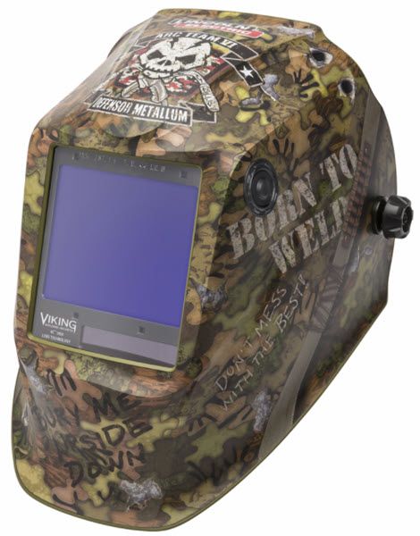 Lincoln Viking 3350 Welding Helmet - Born To Weld K3616-4