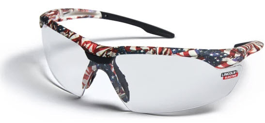 Lincoln Axilux USA Camo Safety Glasses K4676-1