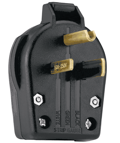 Cooper Machine Accessories Cooper Primary Power Plug - 230 Volt NEMA 6.50P 0042