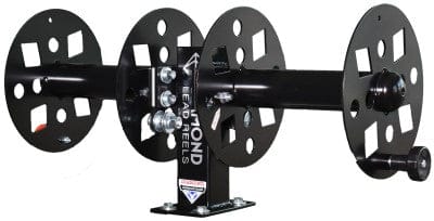 Diamond Machine Accessories Diamond Welding Lead Reel - 10 Inch Fixed Base Side x Side FBSS10BLK