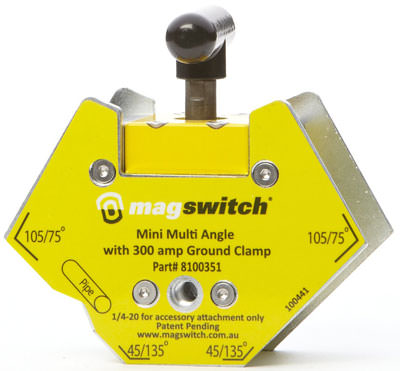 Magswitch Mini Multi-Angle Welding Magnet w/300 Amp Ground 8100351