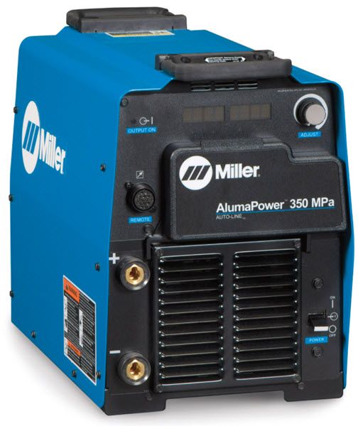 Miller AlumaPower 350 MPa MIG Welder w/Aux Power 907420001
