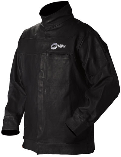 Miller Leather Welding Jacket Size XL - Grain Pigskin Leather 231091