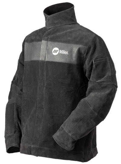 Miller Leather Welding Jacket Size S - Split Pigskin Leather 273212