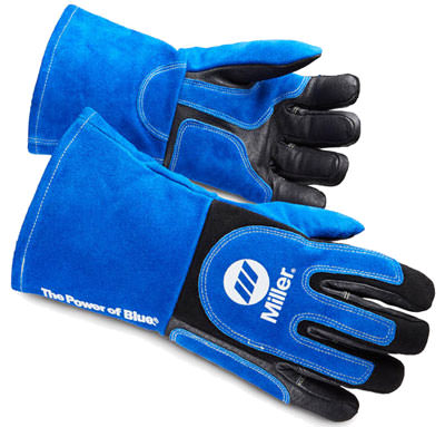 Miller Welding Gloves Size L - Heavy Duty MIG/Stick 263339