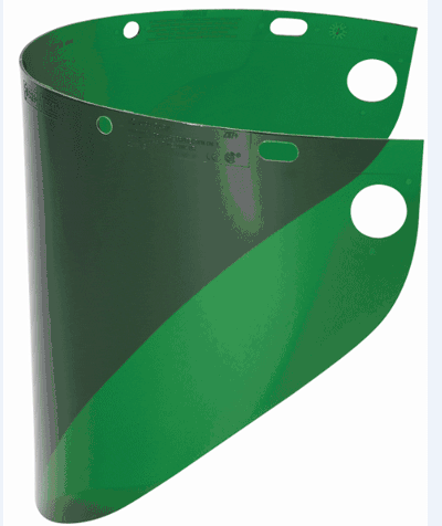 Fibre-Metal Personal Safety Fibre-Metal Dark Green Faceshield Window 4178DGN