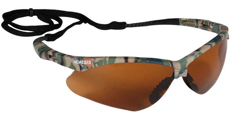 Jackson Safety Personal Safety KleenGuard Nemesis Safety Spectacle - Bronze Lens w/Camo Frame 19644