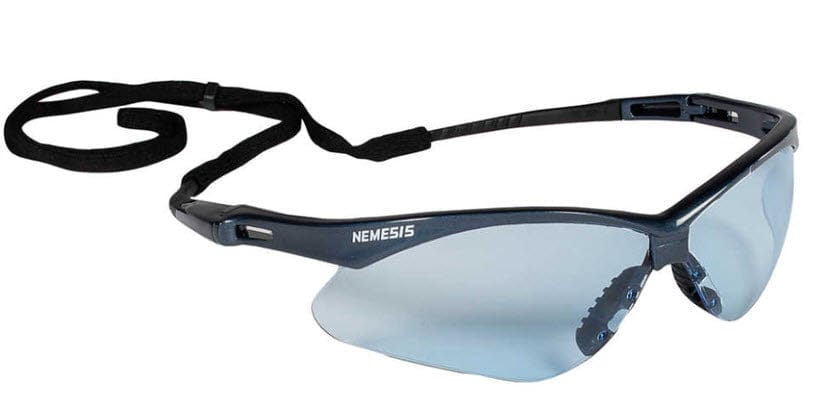 Jackson Safety Personal Safety KleenGuard Nemesis Safety Spectacle - Light Blue Lens 19639