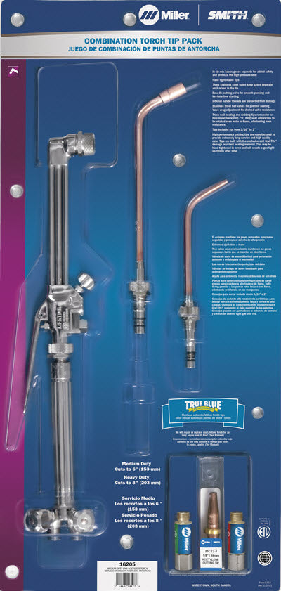 Smith Combination Torch & Tip Package - Medium Duty 16205