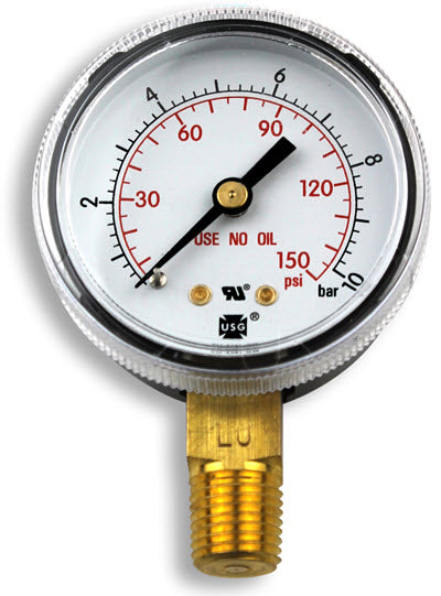 Smith Replacement Gauge - 2 inch, 0-150 PSIG GA137-03