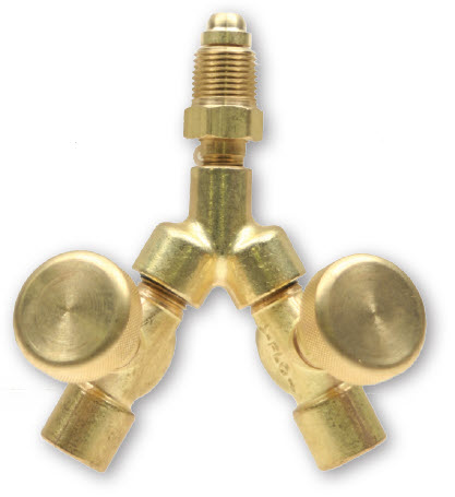 Superior Inert Gas "Y" Connection w/Valves YV-420