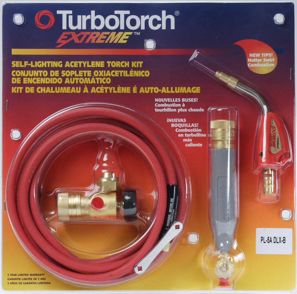 TurboTorch EXTREME PL-5ADLX-B Self Lighting Torch Kit 0386-0833