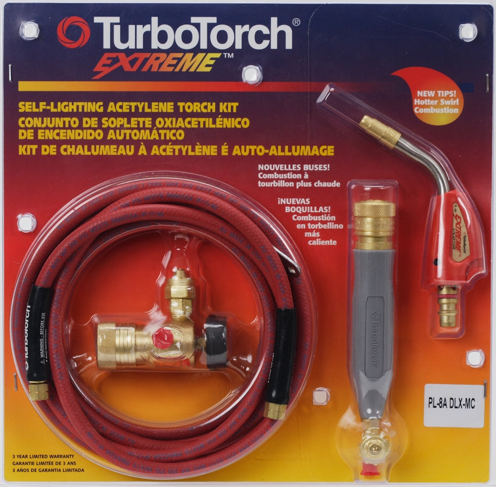 TurboTorch EXTREME PL-8ADLX-MC Self Lighting Torch Kit 0386-0834