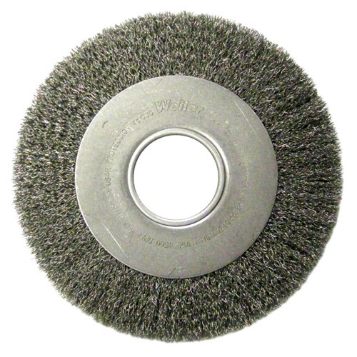 Weiler Medium Face Crimped Wire Wheel - 8" Steel 06120