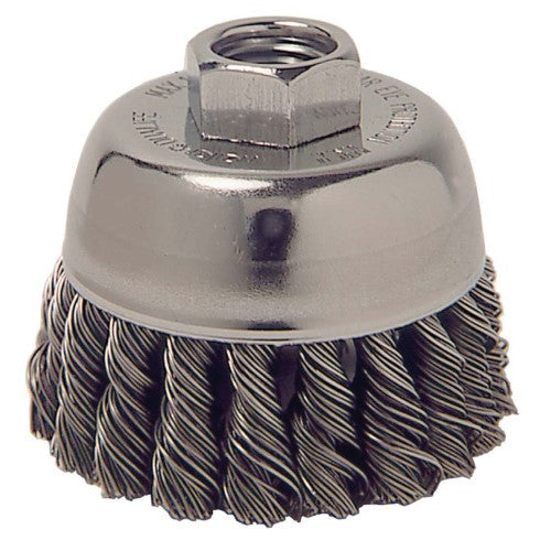 Weiler Cup Brush - 2-3/4" Steel Knot 13025