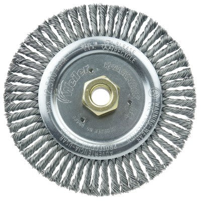 Weiler Roughneck Jr. Stringer Bead Wheel - 6" Steel 09400