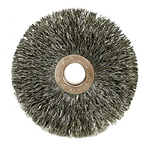 Weiler Small Diameter Crimped Wire Wheel - 3" SS 16973