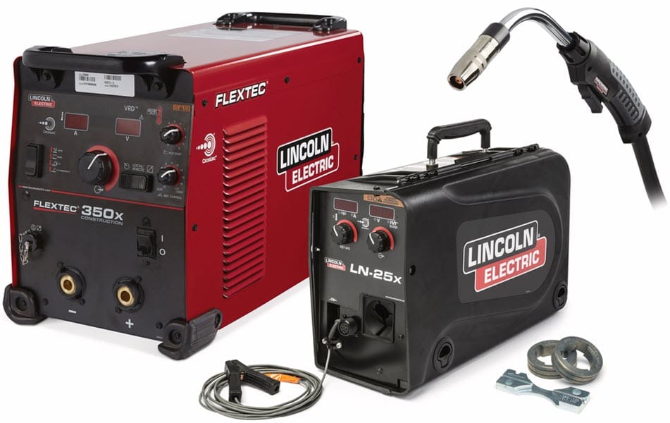 Lincoln Welders Lincoln Flextec 350X Construction / LN-25X One Pak K4278-3