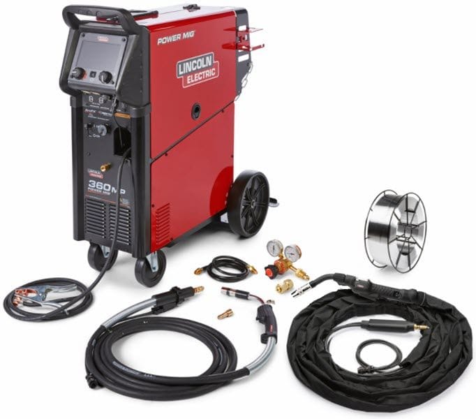 Lincoln Welders Lincoln POWER MIG 360MP Aluminum Front Trigger One-Pak K4784-1