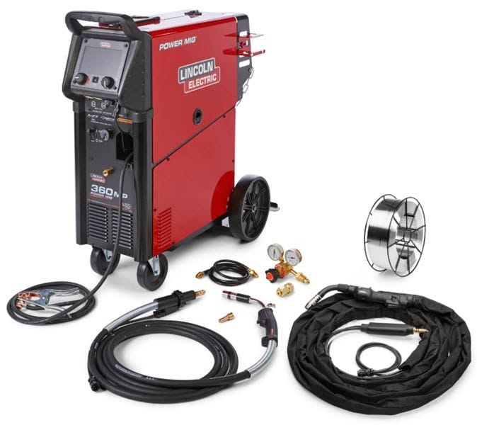 Lincoln Welders Lincoln POWER MIG 360MP Aluminum Rear Trigger One-Pak K4663-1