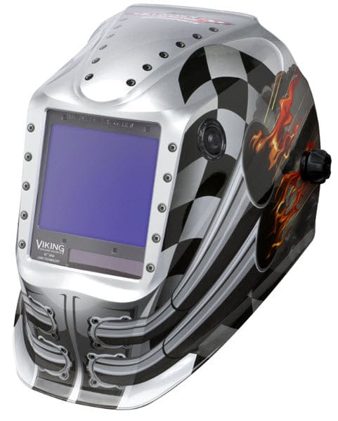 Lincoln Welding Helmets Lincoln Viking 3350 Welding Helmet - Motorhead K3100-4
